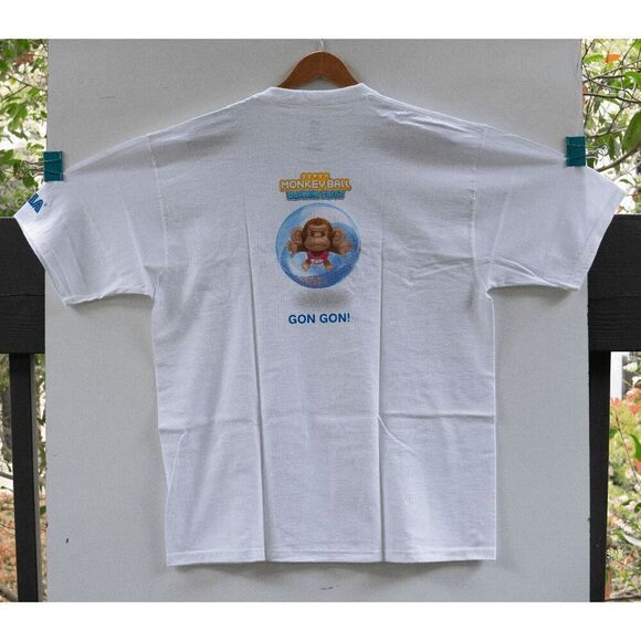 Vintage NWOT 2006 Super Monkey Ball Banana Blitz Sega Promo T-Shirt Size XL - Picture 1 of 7